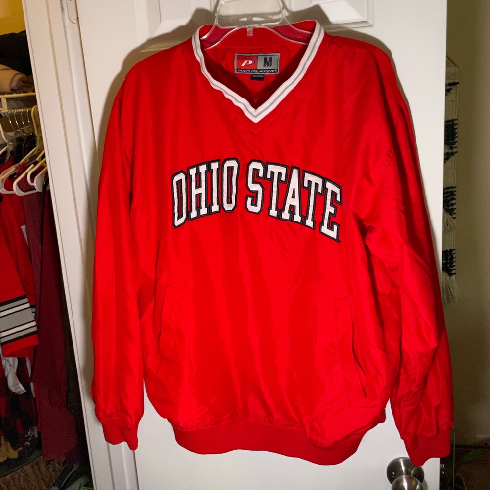 Vintage Ohio State pullover windbreaker